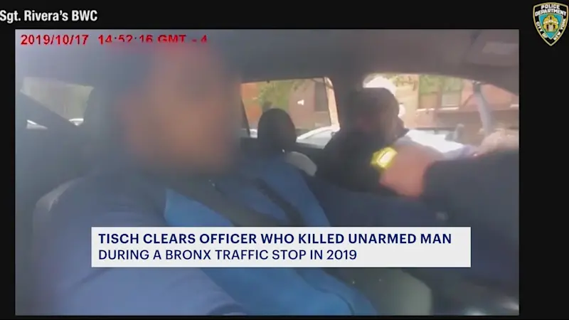 Story image: NYPD lieutenant remains on the job after killing man during Bronx traffic stop 