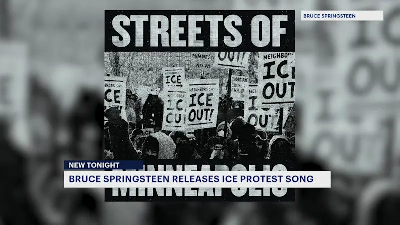 Story image: Bruce Springsteen releases song 'Streets of Minneapolis' criticizing Trump, ICE
