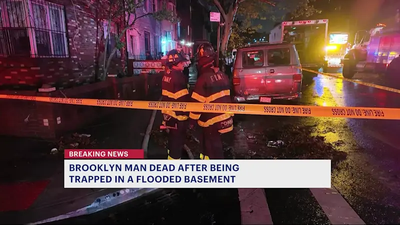 Story image: Man dies after diver pulls him from basement floodwaters in East Flatbush