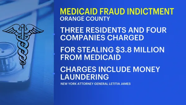 NY AG: 4 Orange County transport companies stole $3.8M in Medicaid fraud scheme
