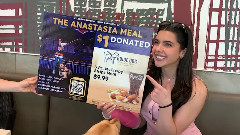 Story image: LI Paralympic gold medal winner gets her own McDonald's meal