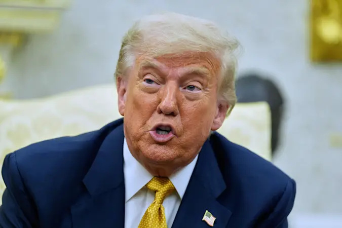 Story image: Trump is checked for swelling in legs and was diagnosed with a common condition in older adults