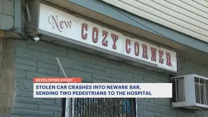 Authorities: Carjacked car hits 2 pedestrians in Newark; 1 victim in critical condition