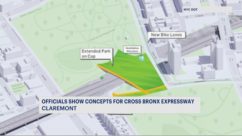 Story image: Officials unveil first concepts of possible improvements to Cross Bronx Expressway