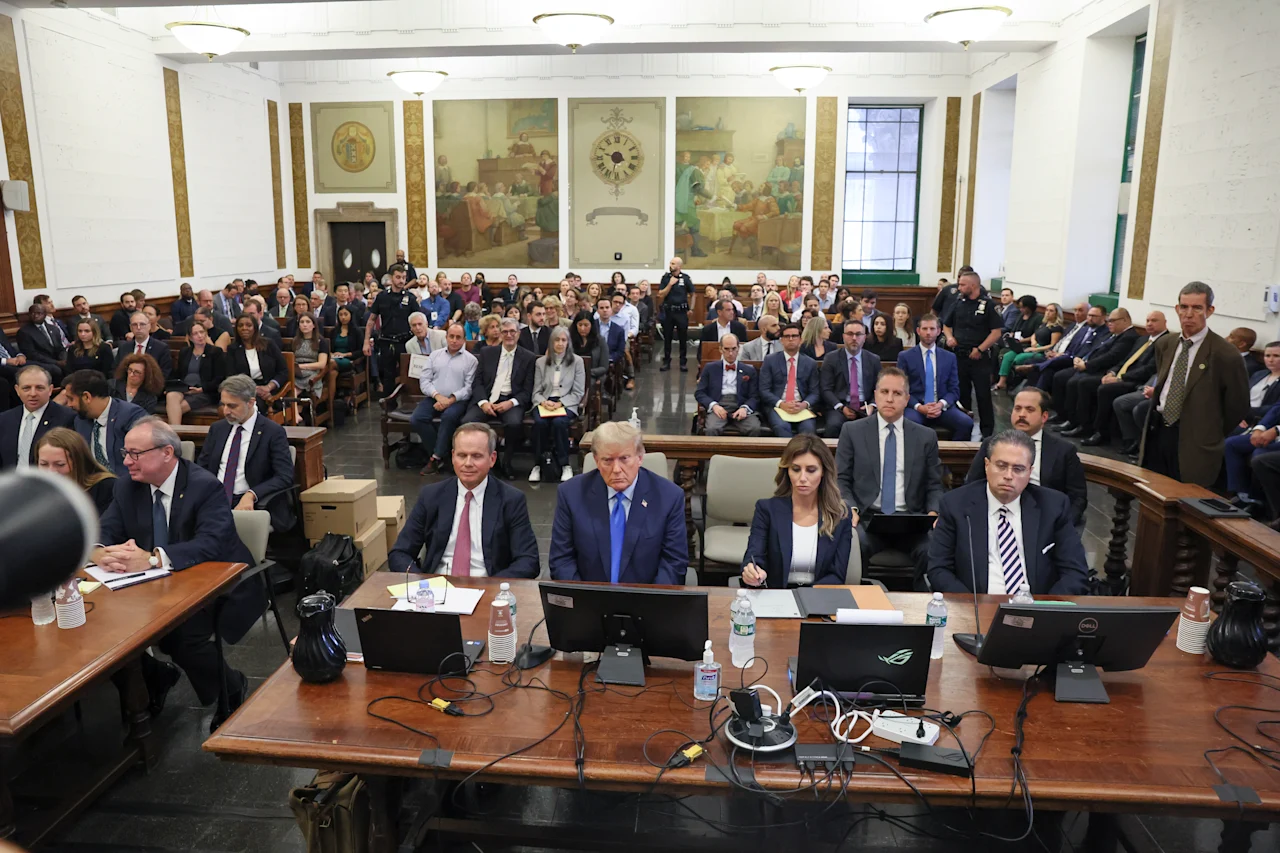 Trump in Court