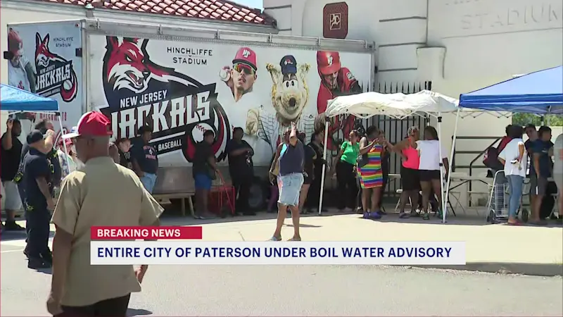 Story image: Paterson neighborhoods scramble for water after major pipe failure