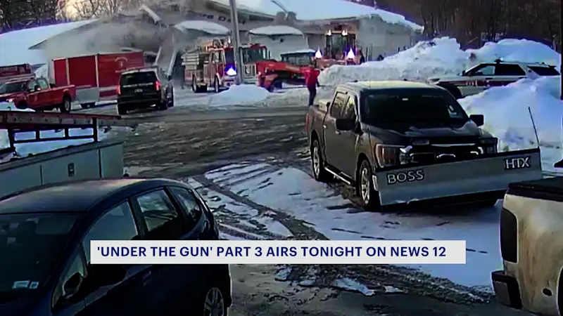 Story image: Must See Video: Upstate firehouse collapses under weight of snow