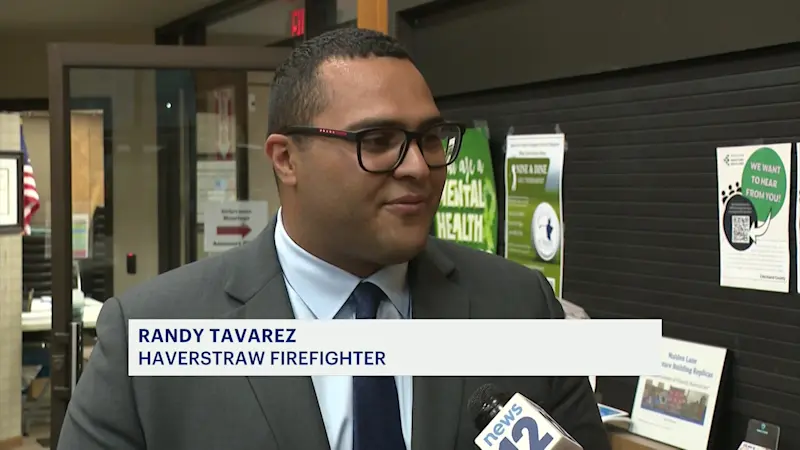 Story image: Haverstraw firefighter honored as a hero