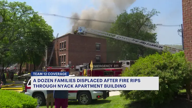 Story image: Firefighters deal with back-to-back fires in Nyack