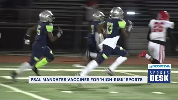 NYC high school student athletes mandated to be vaccinated against COVID-19
