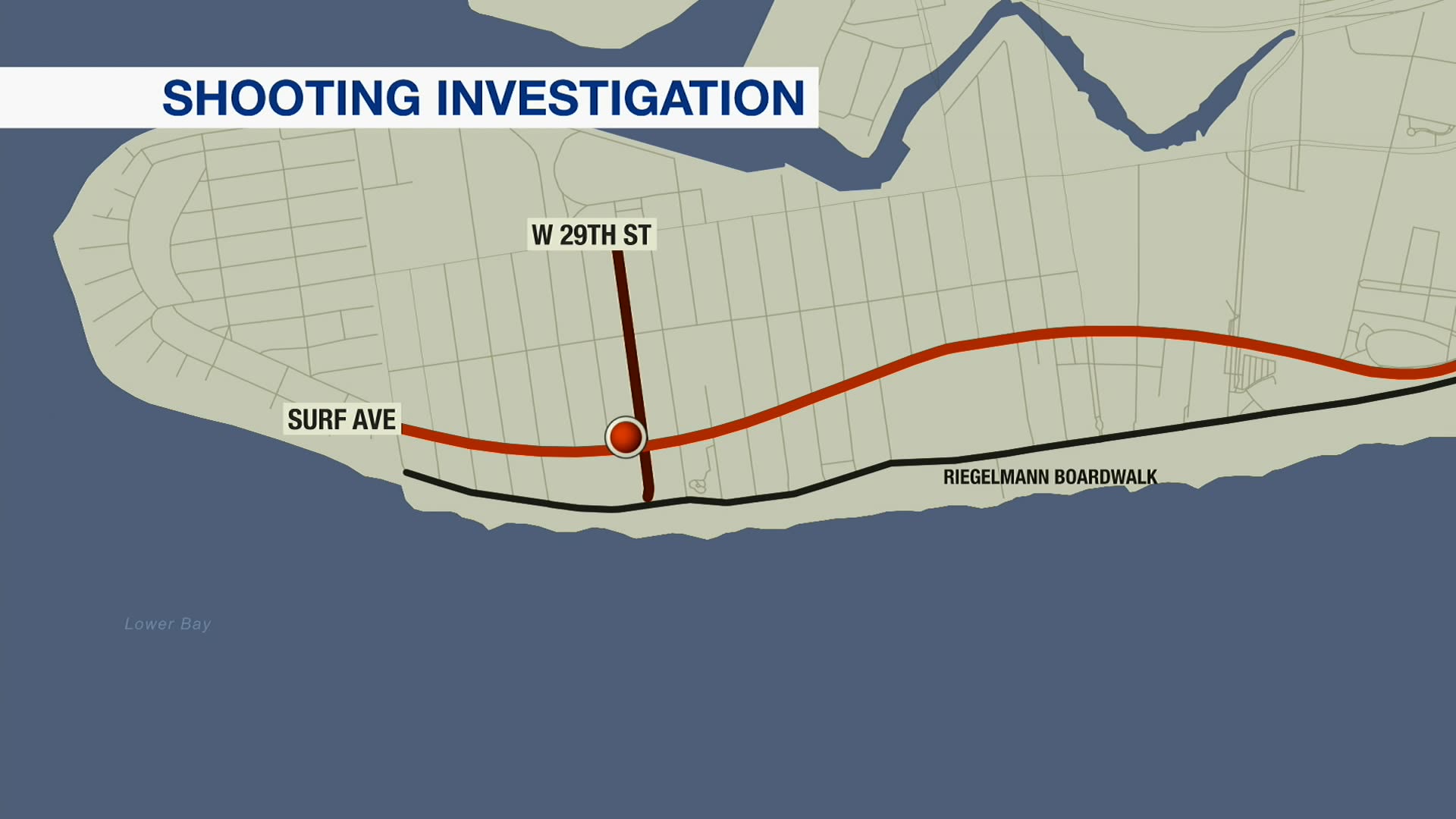 Police investigate Coney Island shooting, seek suspect