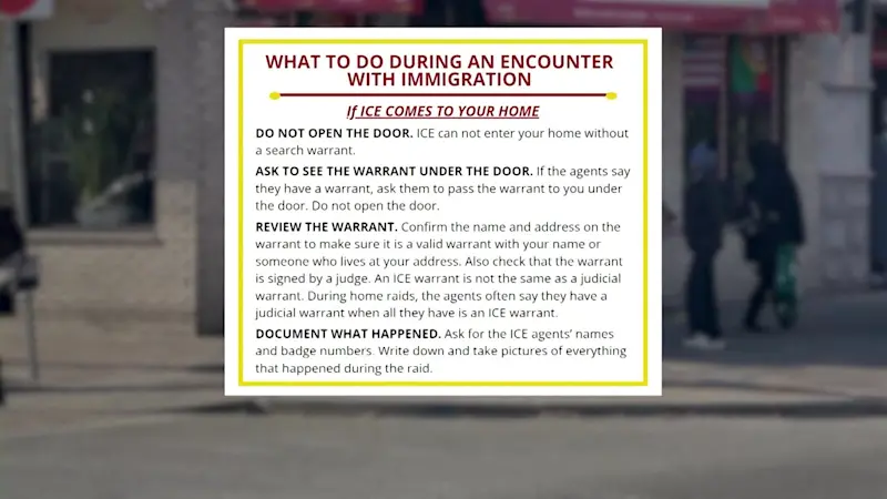 Story image: Immigration populations in New Jersey told to 'know your rights' amid ICE raids