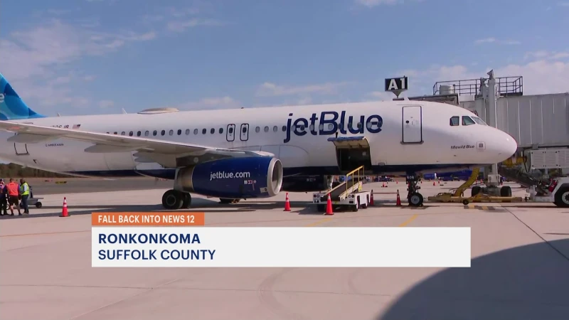 Story image: JetBlue's nonstop flights to Florida from Long Island's MacArthur Airport begin