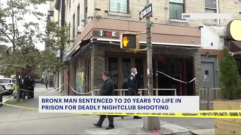 Story image: Bronx man sentenced for 2020 nightclub shooting in University Heights