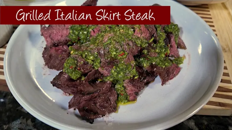 Story image: What's Cooking: Uncle Giuseppe's Marketplace's grilled Italian skirt steak