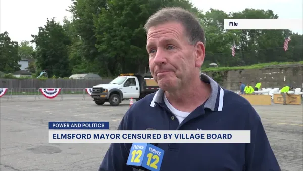 Elmsford mayor censured by village board following harassment complaint