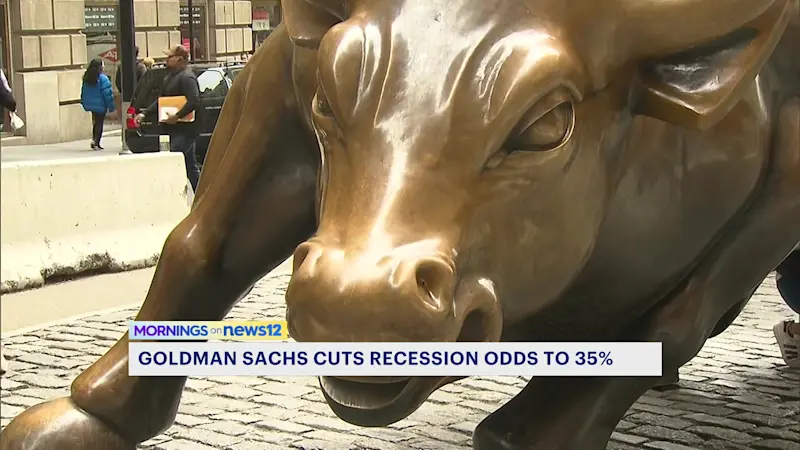 Story image: Goldman Sachs says 35% chance of a recession in the next year