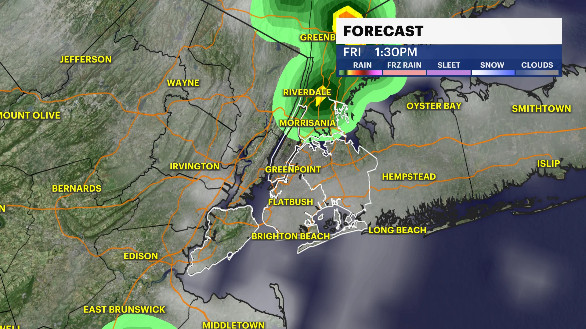Cloudy and humid today for Brooklyn; tracking pop-up storms this weekend