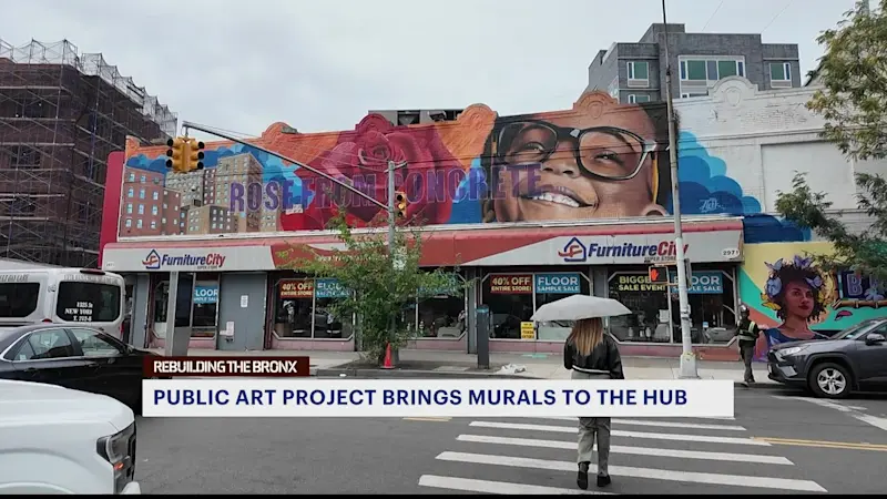 Story image: Public art project brings 3 new murals to the Hub