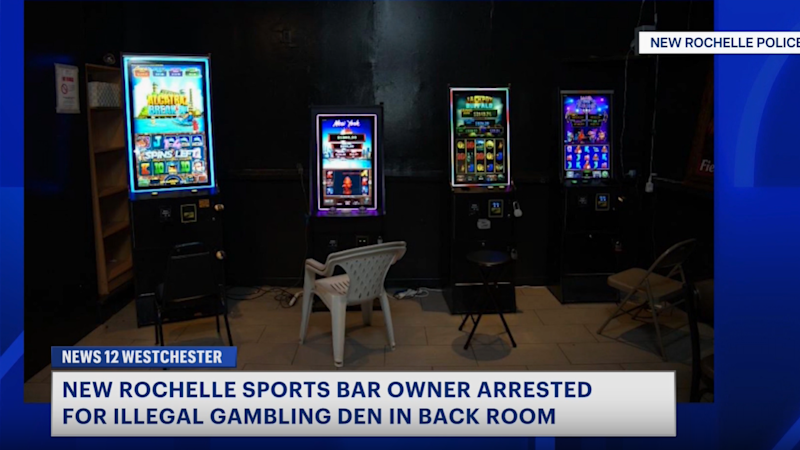 Story image: Police: Illegal gambling devices seized from New Rochelle bar; owner arrested