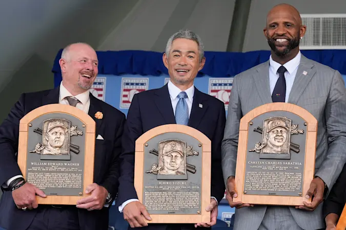 Story image: Former Yankees Ichiro Suzuki, CC Sabathia enter Baseball Hall of Fame