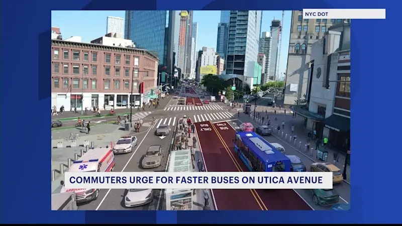 Story image: Commuters, local organization wants to speed up bus commutes on Utica Avenue