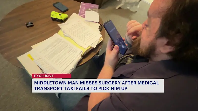 Story image: 'Broken system.' Disabled man stranded by Medicaid transport before surgery 