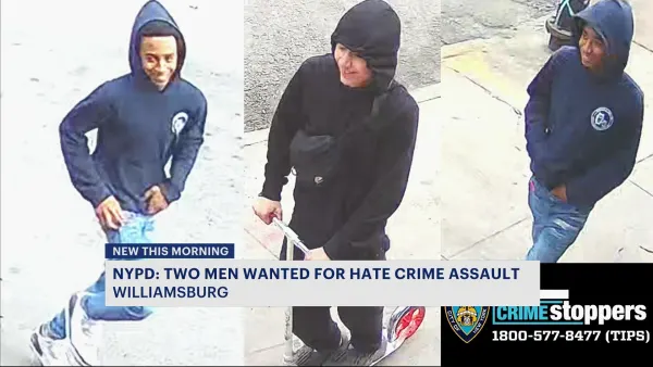 Police: Suspects wanted for making 'anti-sexual orientation statements,' assaulting person in Williamsburg