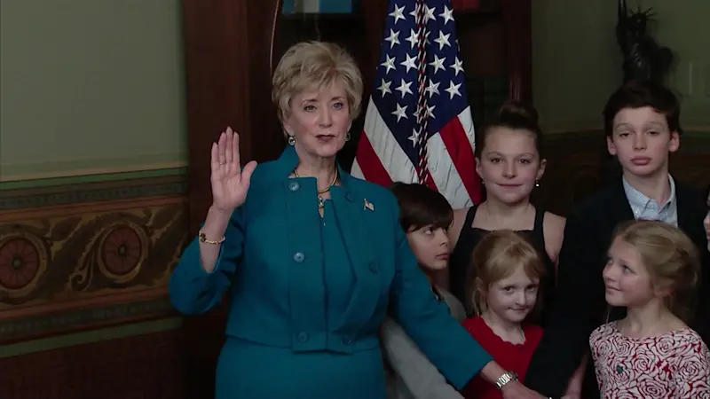 Story image: 'Unfortunate.' Mixed reaction from parents as Fairfield Public Schools cancels controversial Linda McMahon visit