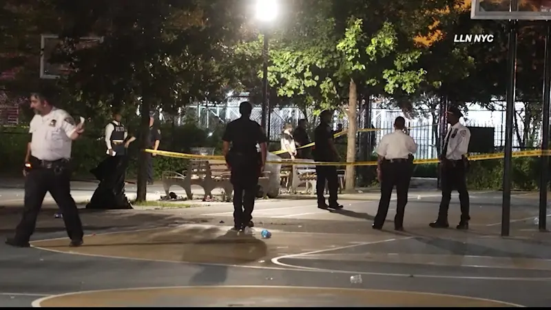 Story image: NYPD: 1 dead, 1 injured in Brownsville double shooting near playground 