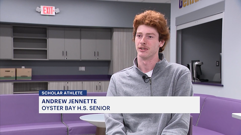 Story image: Scholar Athlete:  Andrew Jennette, Oyster Bay