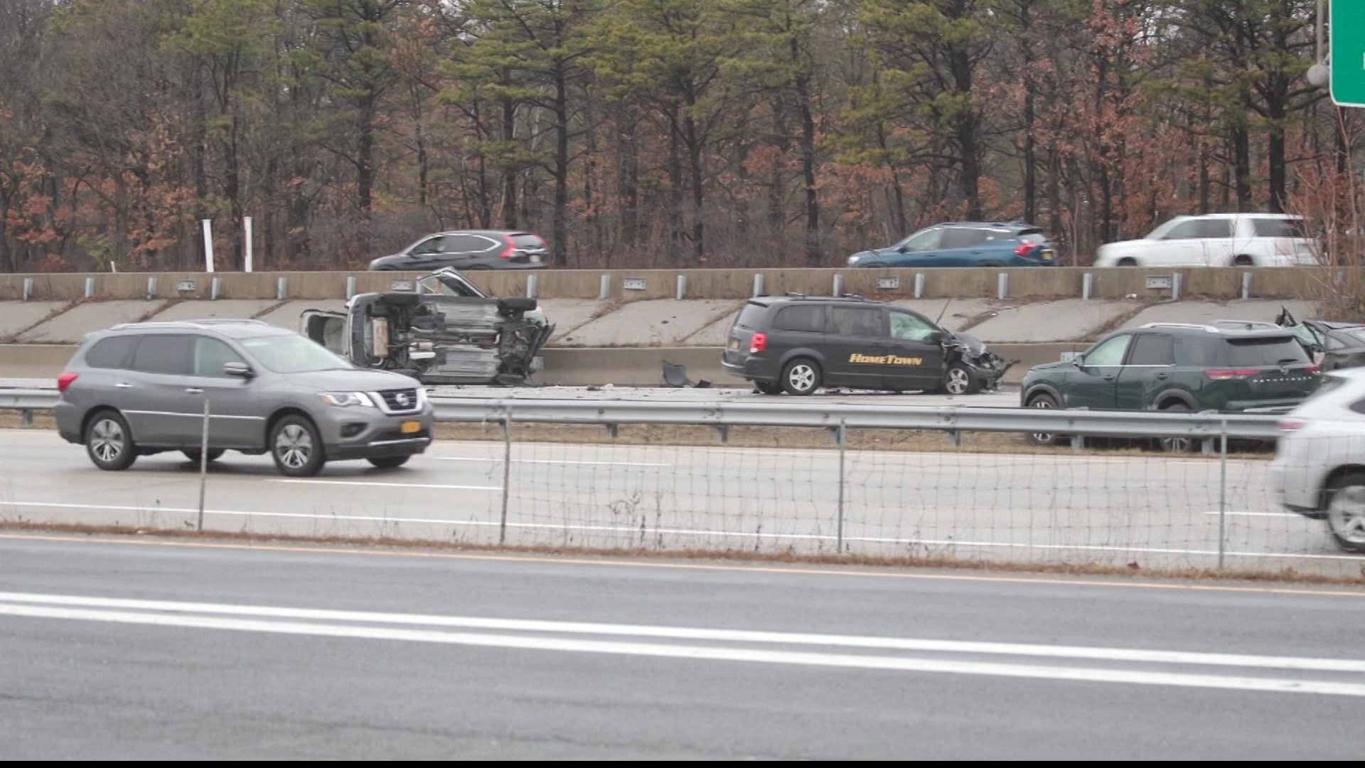 Police Copiague man arrested for fleeing scene of 7vehicle crash that