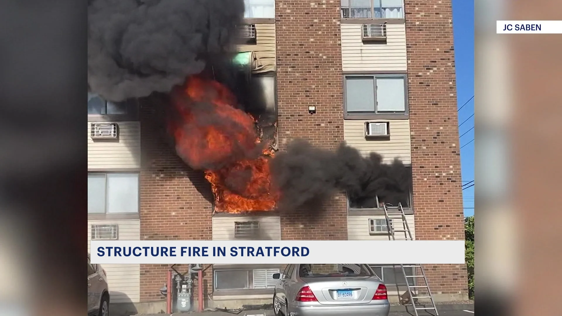 Stratford FD: 1 injured in apartment fire, dozens displaced