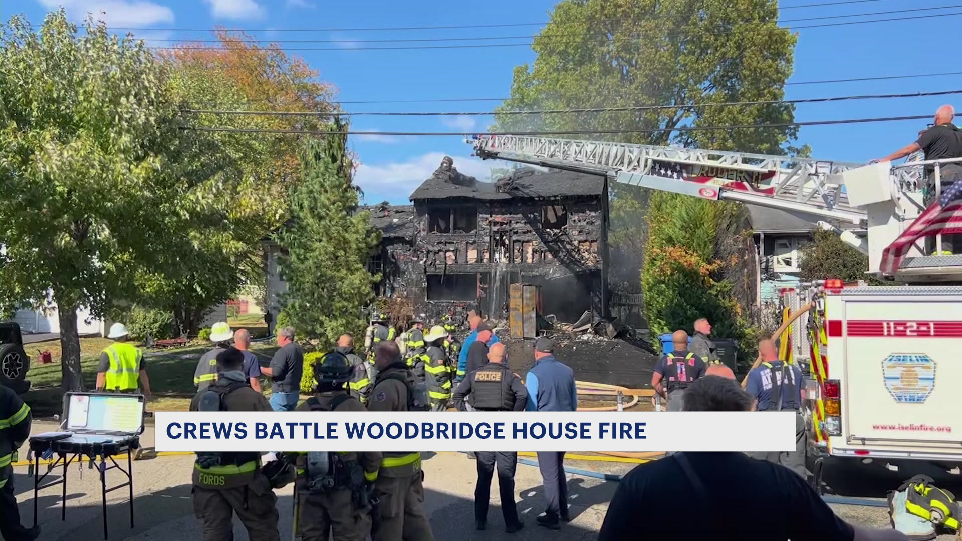 News 12 | New Jersey | Officials Fire Damages 2 Homes In Woodbridge