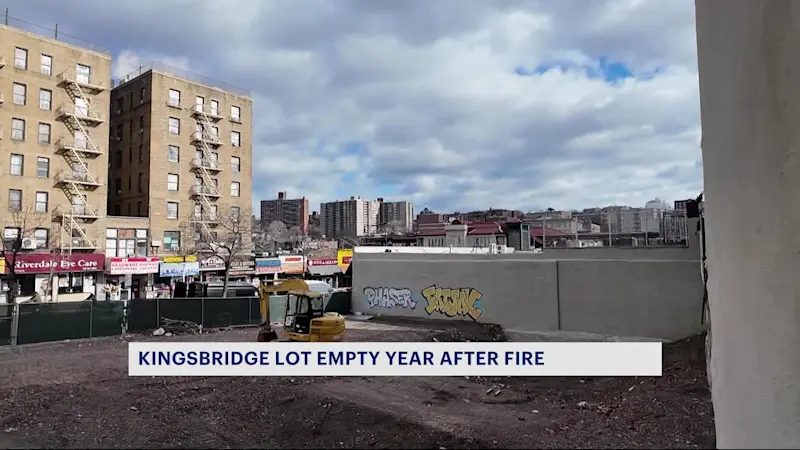 Story image: Kingsbridge neighbors frustrated by lack of redevelopment after devastating fire