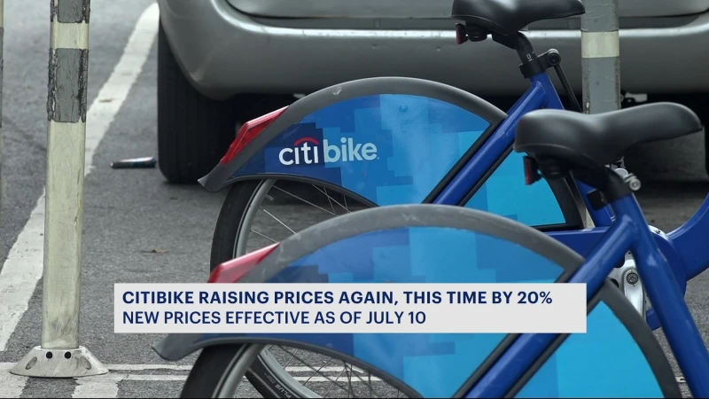 Story image: Citi Bike per-minute prices are on the rise
