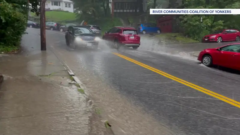 Story image: Yonkers neighborhood demands action against flooding in streets, homes 