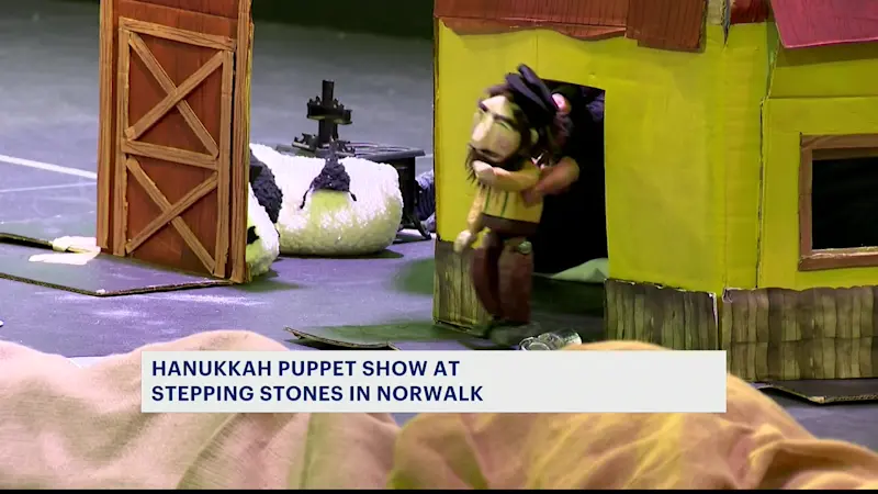 Story image: Hanukkah puppet show comes to Stepping Stones in Norwalk