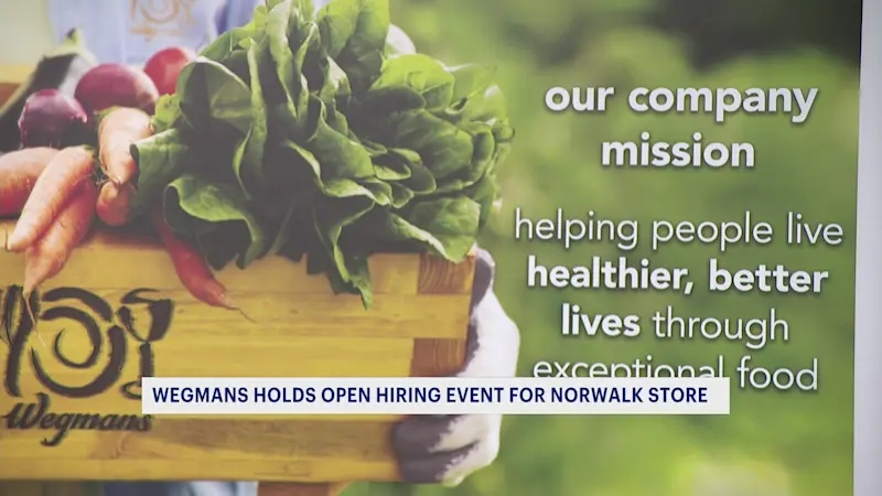 Story image: Wegmans holds open hiring event for Norwalk store