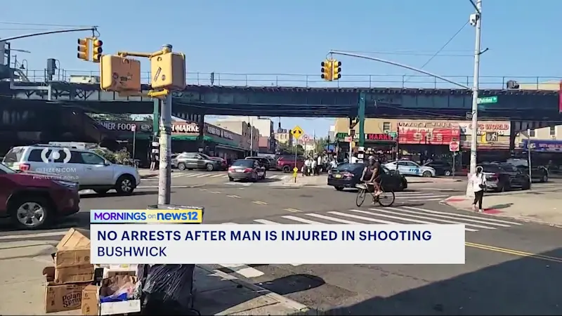 Story image: Man injured in Bushwick shooting; no arrests made