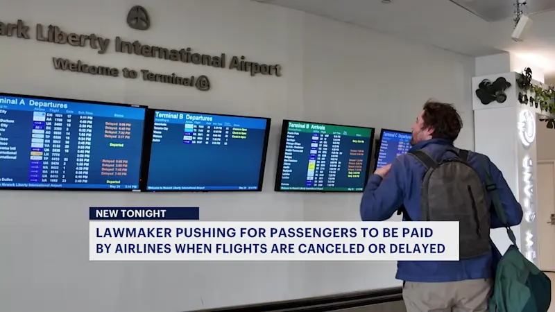 Story image: Airlines may have to pay cash to air travelers for delays and cancellations