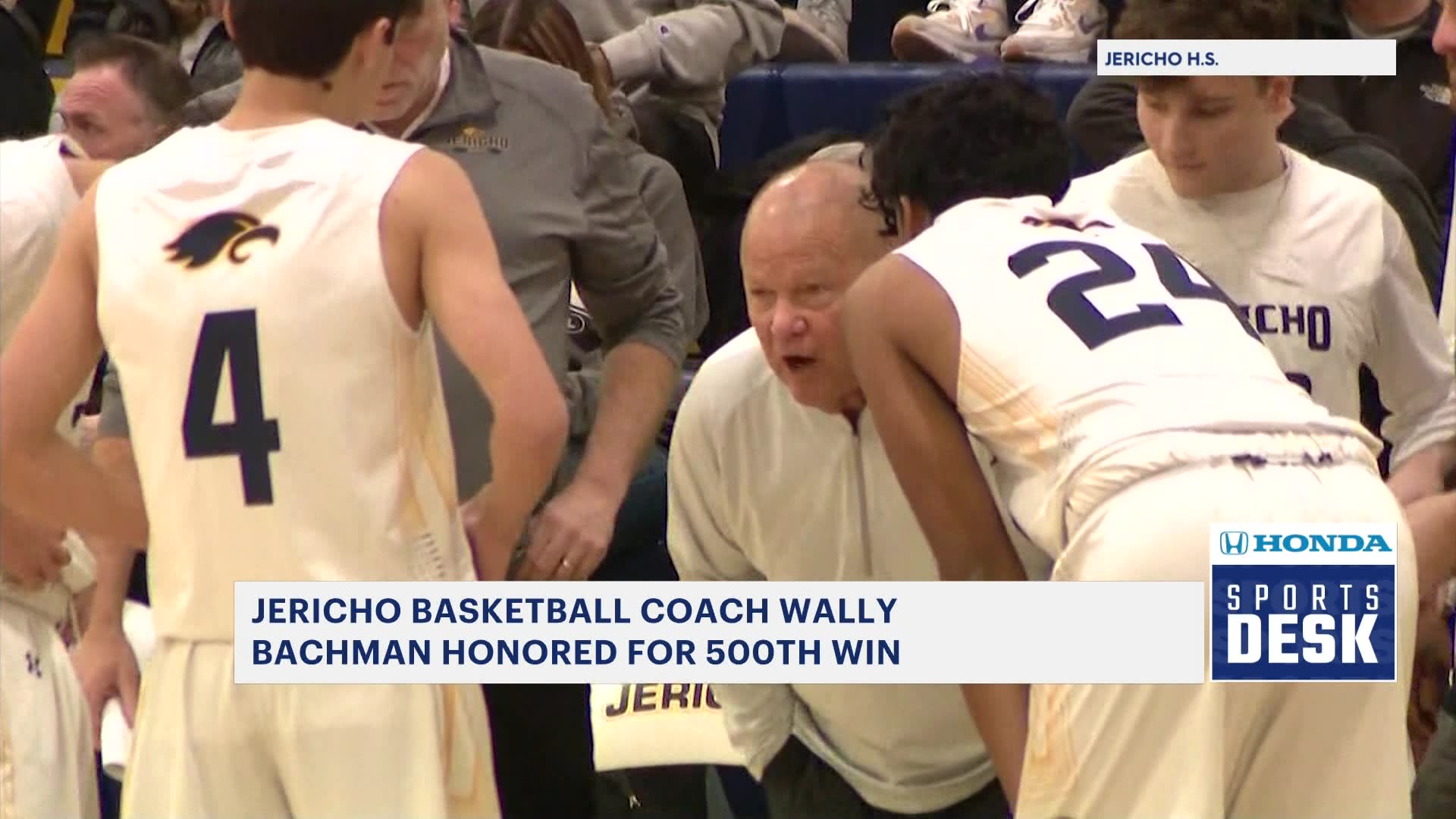 Jericho HS basketball coach honored for 500th career win