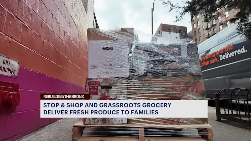 Story image: Stop & Shop and nonprofit Grassroots Grocery team up to deliver fresh produce to students 