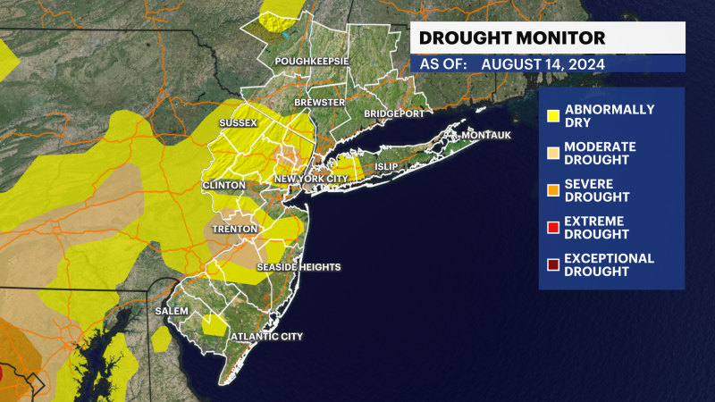 Story image: Tri-state drought monitor for Aug. 14, 2024 