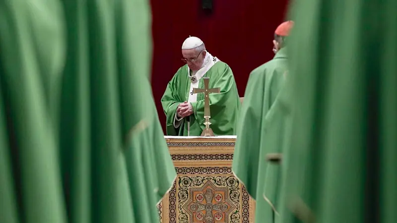 Story image: POWER OF PRAYER: Catholic community praying for Pope Francis during double pneumonia battle