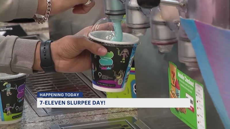 Story image: 7-Eleven offers free Slurpee on 7/11