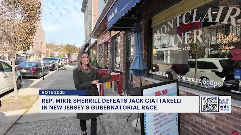 Story image: Retracing Mikie Sherrill's road to victory, literally