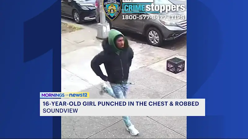 Story image: Person wanted for punching, robbing teen girl in Soundview