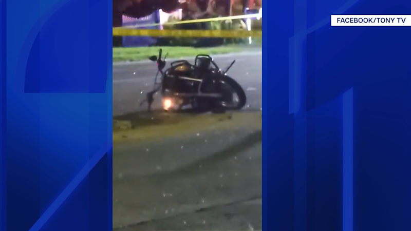 Story image: Teen motorcyclist killed in fiery Stamford crash near middle school, passenger seriously injured