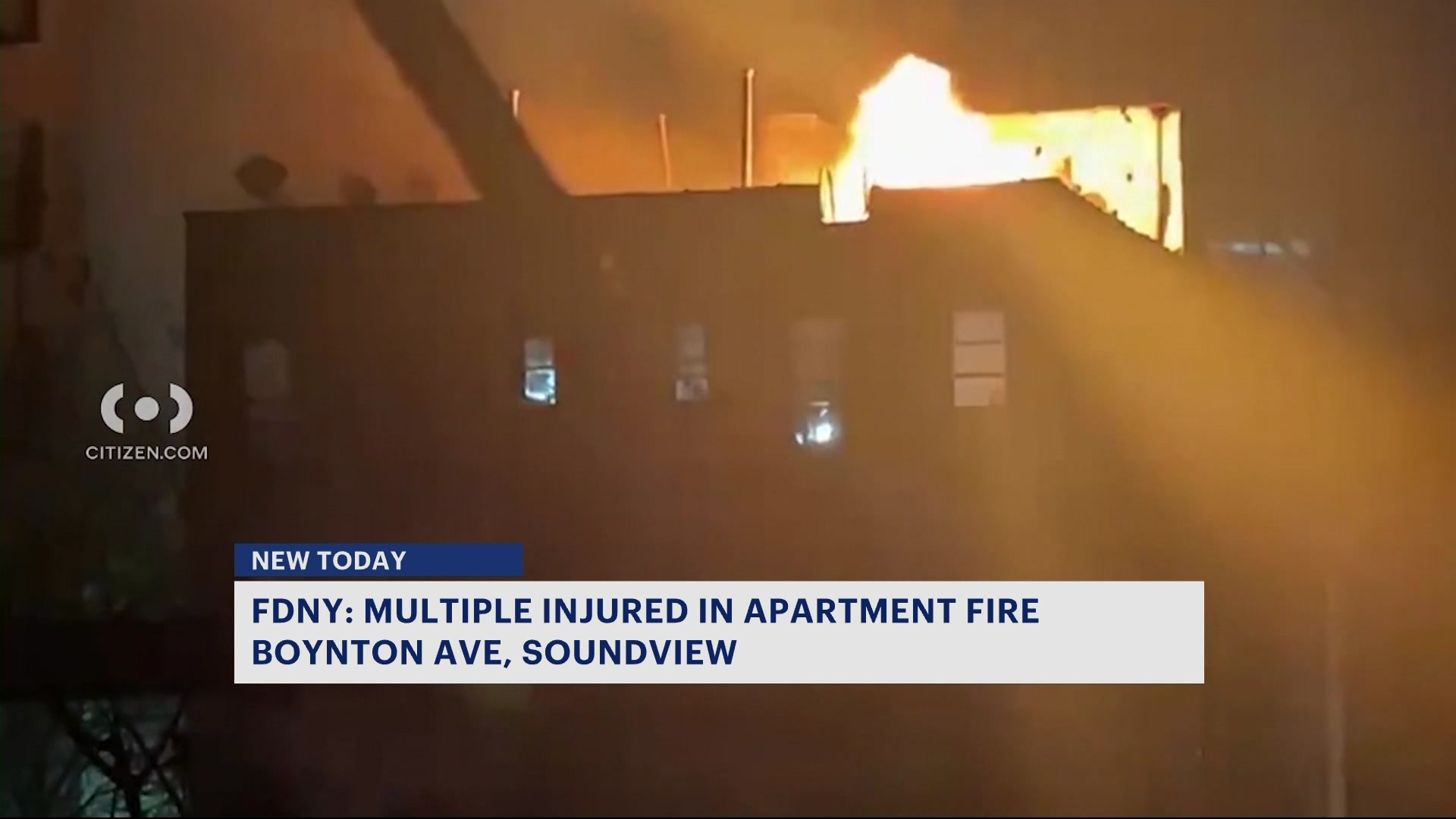 News 12 | Bronx | Fdny 6 Injured In Massive Fire At Soundview Apartment ...